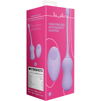 Loveline Ei Vibrator met Afstandsbediening – Draadloos,Koppel