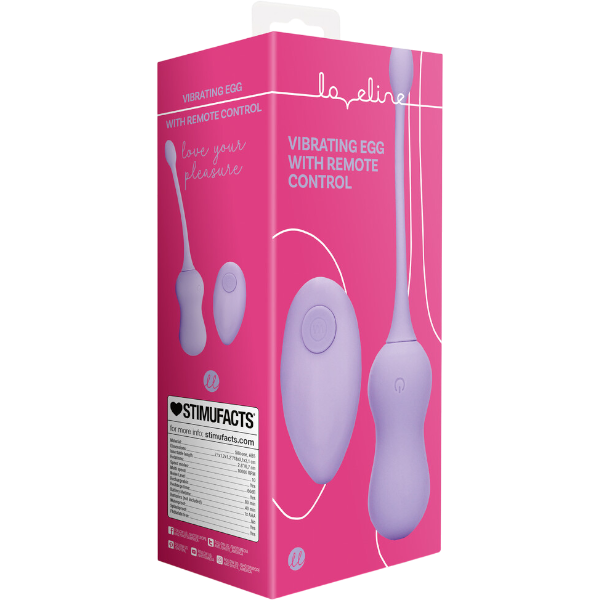 Loveline Ei Vibrator met Afstandsbediening – Draadloos,Koppel