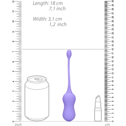 Loveline Ei Vibrator met Afstandsbediening – Draadloos,Koppel