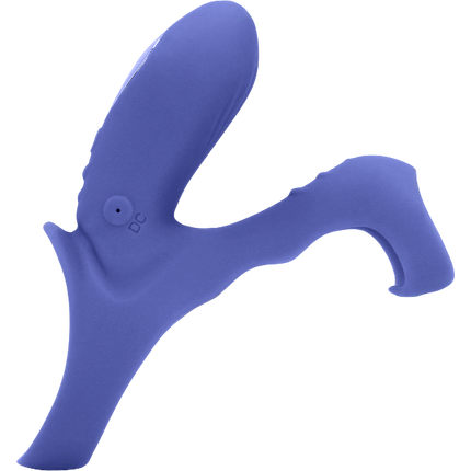 Loveline Vibrerende Cockring met Clitoris Stimulatie – Koppel Blauw