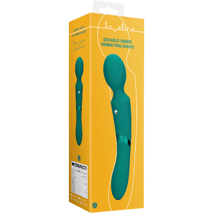 Loveline Double-Sided Vibrating Wand - Green Gable – Siliconen Vibrator USB