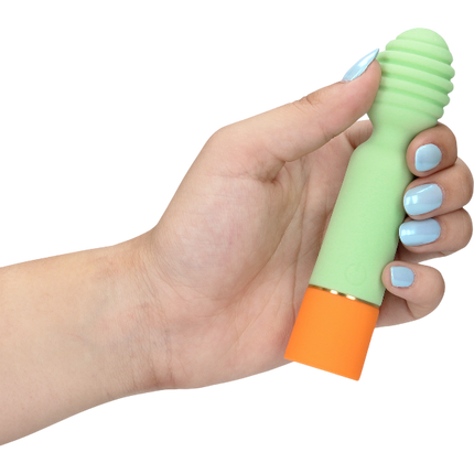 Loveline Ribbed Mini Vibrator USB – Geribbeld Compact Vibrator