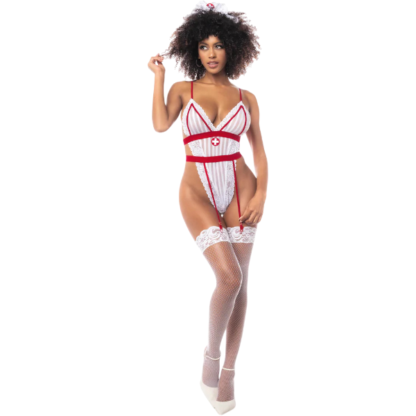 Mapalé Anita Verpleegster Kostuum Wit – Premium Nurse