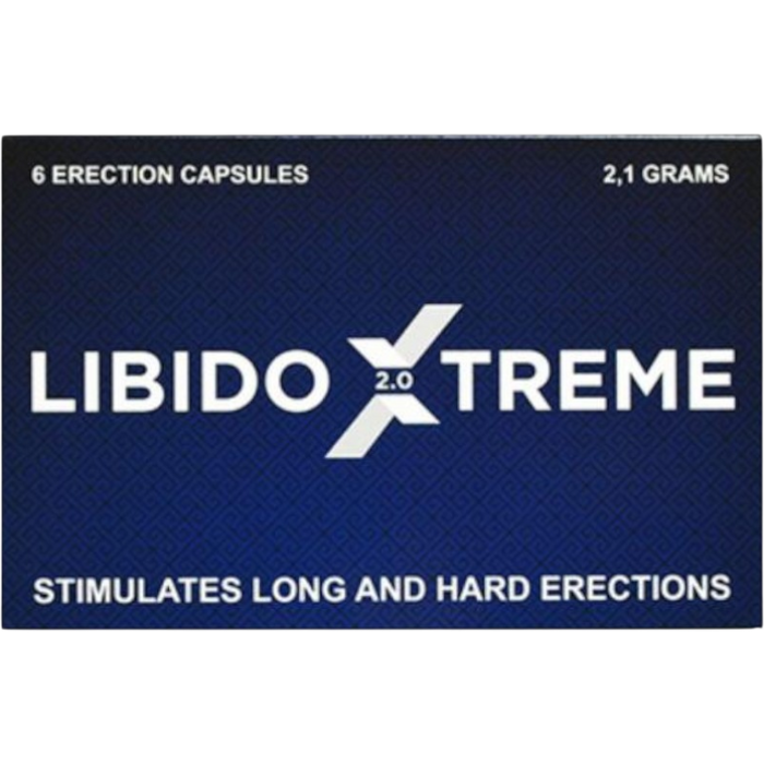 Libido Extreme Dark Blue | Supplement voor Mannen | 6 Capsules