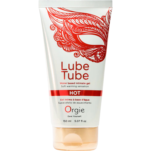 Orgie Lube Tube Hot Waterbasis Glijmiddel 150ml – Opwarmend Effect
