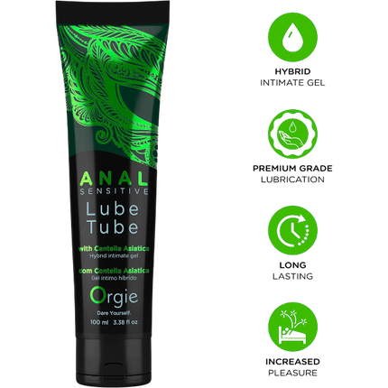 Orgie Lube Tube Anal Sensitive Anaal Glijmiddel 100ml