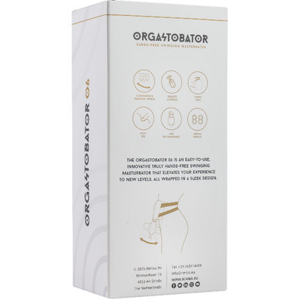 Rimba Toys Orgastobator 06 Masturbator Swingfunctie Zwart – Elektrisch