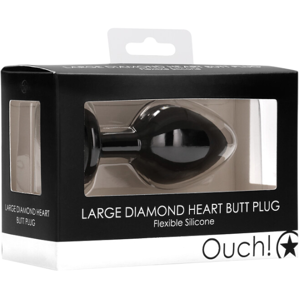 OUCH! Diamond Heart Butt Plug Large – Buttplug Anaal