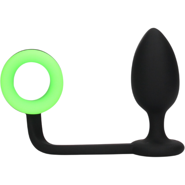 OUCH! Butt Plug met Cockring | Glow in the Dark