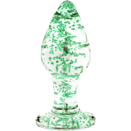 OUCH! Glazen Butt Plug Medium Glow in the Dark – Borosilicaat Anaal