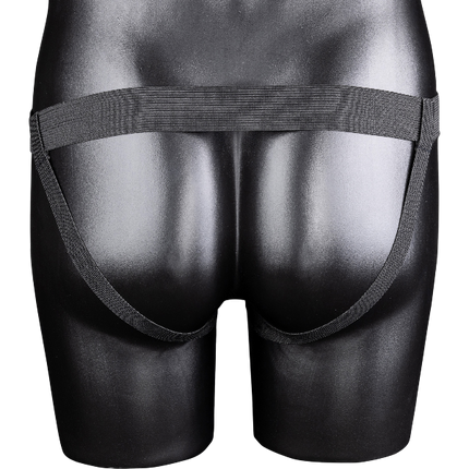 OUCH! Hollow Strap-On 20cm Zwart – Holle Strap-on
