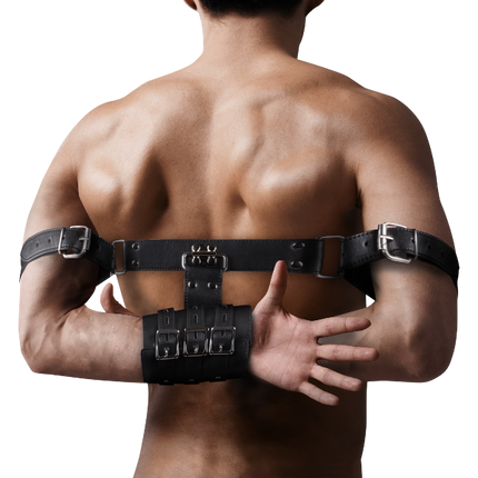 OUCH! Complete Armbondage Set Zwart – Armboeien Bondage Set