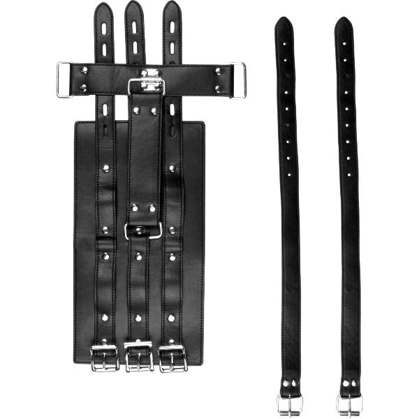 OUCH! Complete Armbondage Set | BDSM Armboeien Bondage Set | Zwart