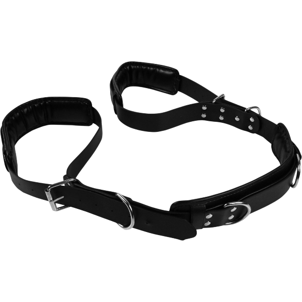 OUCH! Padded Thigh Sling |  Been Ophangbeugel Bondage | BDSM | Zwart