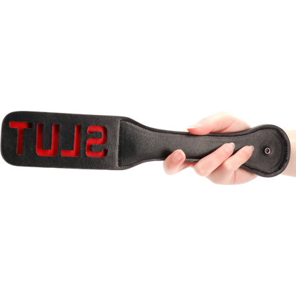 OUCH! Paddle SLUT – Leren Slaanpeddel Bondage BDSM