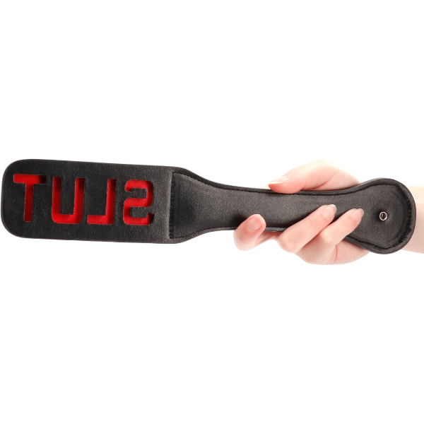 OUCH! Paddle SLUT | Leren Sla-peddel | Bondage BDSM