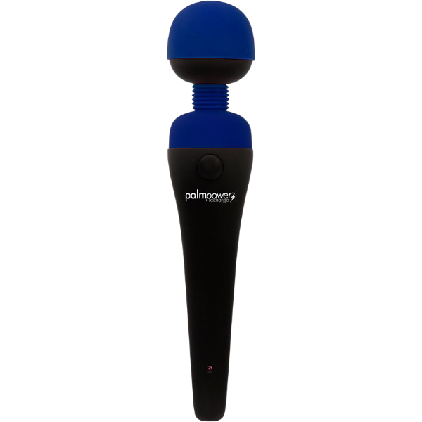 PalmPower Recharge Wand Massager Zwart Blauw – Krachtige Wandvibrator
