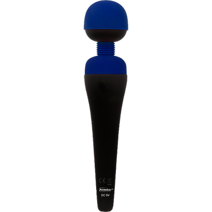 PalmPower Recharge Wand Massager Zwart Blauw – Krachtige Wandvibrator