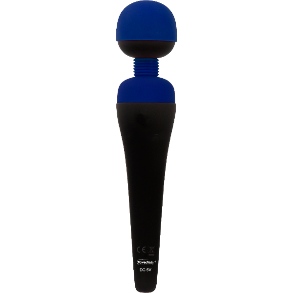 PalmPower Recharge Wand Massager Zwart Blauw – Krachtige Wandvibrator