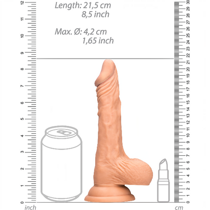 RealRock Dong van 20 cm – Realistisch met ballen