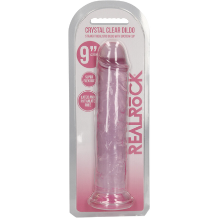 RealRock Dildo van 23 cm – Roze met zuignap