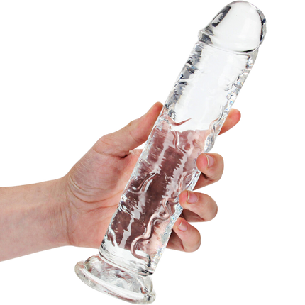 RealRock  Dildo van 23 cm – Transparant met zuignap