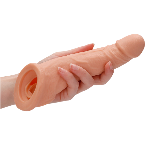 RealRock Penis Sheath | 20cm | Holle Peniskoker | Formaat Vergroter