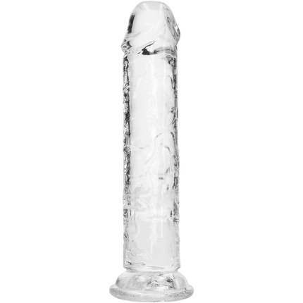RealRock Dildo van 18 cm - Transparant met zuignap