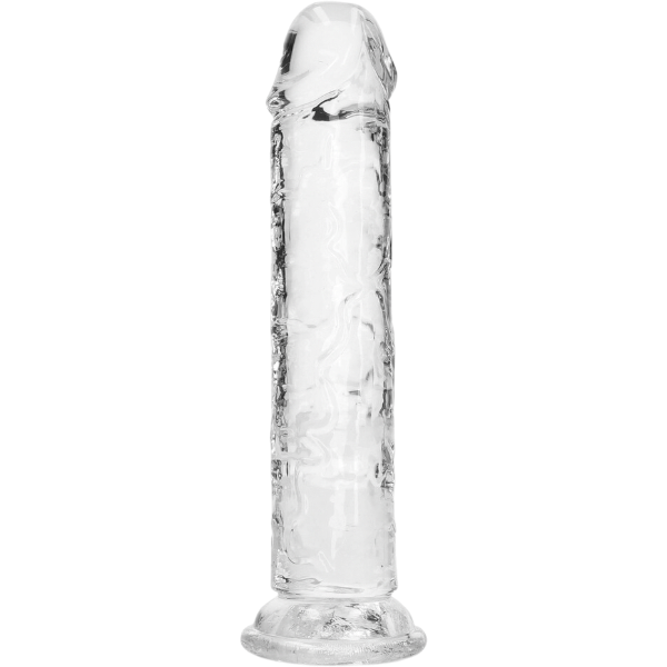 RealRock Dildo van 18 cm - Transparant met zuignap