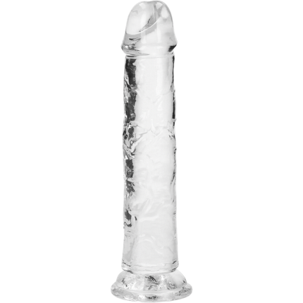 RealRock Dildo van 18 cm - Transparant met zuignap
