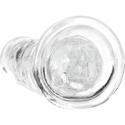 RealRock Dildo van 18 cm - Transparant met zuignap