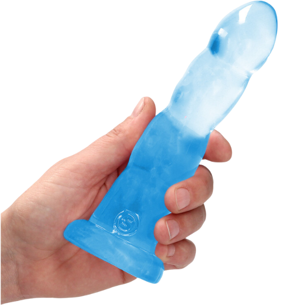 RealRock Dildo | 17 cm | Met Zuignap | Blauw