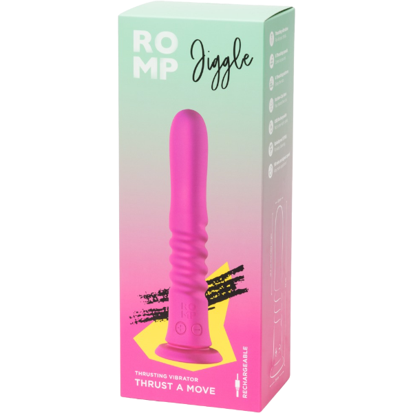 ROMP Jiggle Schokvibrator met Zuignap – Stootbeweging G-spot