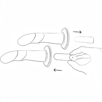 ROMP Piccolo Strap-on Set met Dildo en Voorbindgordel – Instap