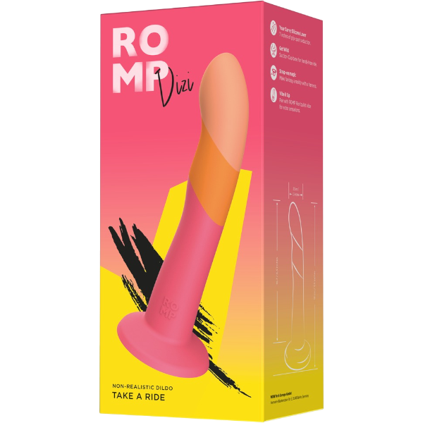 ROMP Dizi | Realistische Dildo met Zuignap |  Hands-free Gebruik