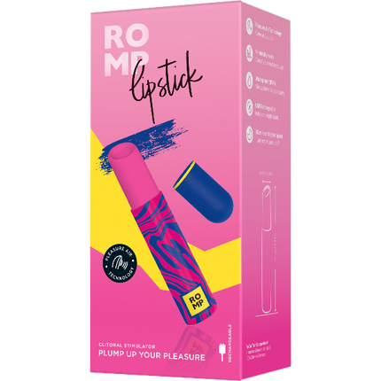 ROMP Lipstick Pulsator Luchtdruk Vibrator – Discrete Lipstick Look