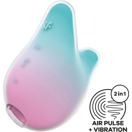 Satisfyer Mermaid Vibes Luchtdruk Vibrator Mint Roze – Clitoris