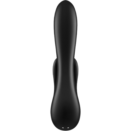 Satisfyer Double Flex Rabbit Vibrator Zwart – G-spot en Clitoris