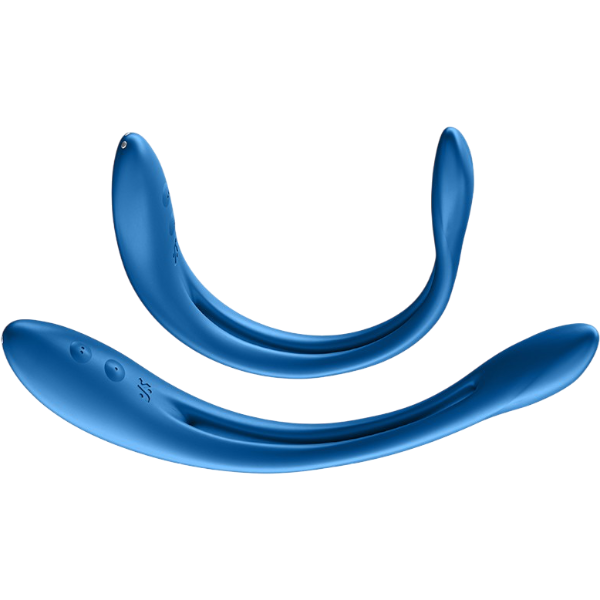 Satisfyer Elastic Game Koppel Vibrator Blauw – Vibrator voor Twee