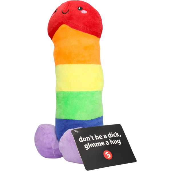 S-line Penis Knuffel Pluche 30cm | Rainbow | Grappig kadoo knuffel