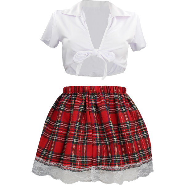 S-line Schoolmeisje | Rollenspel | S/M | Wit