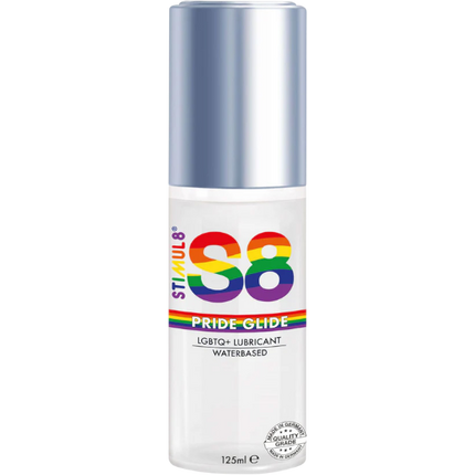 S8 Pride Glide Glijmiddel 125ml Waterbasis – Neutraal Dagelijks
