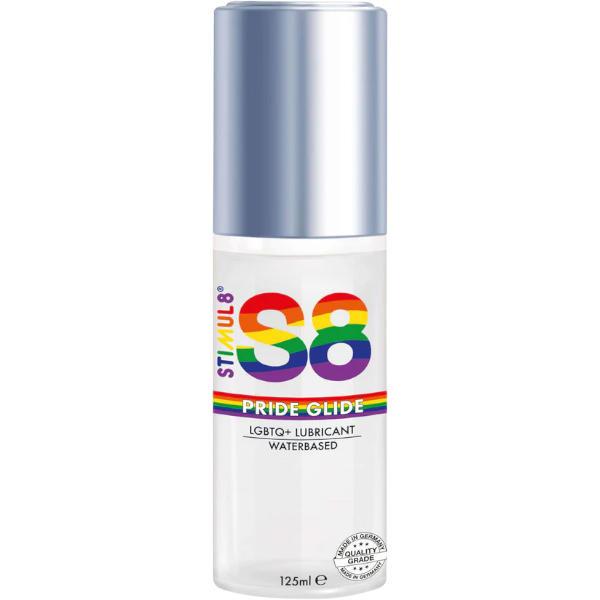 S8 Pride Glide Glijmiddel 125ml Waterbasis – Neutraal Dagelijks