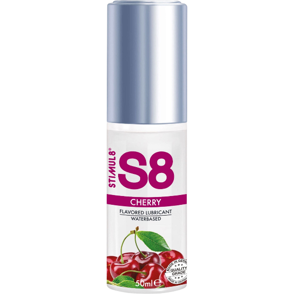 S8 Glijmiddel Kers Waterbasis | 50ml | met Kersensmaak | Kusbaar