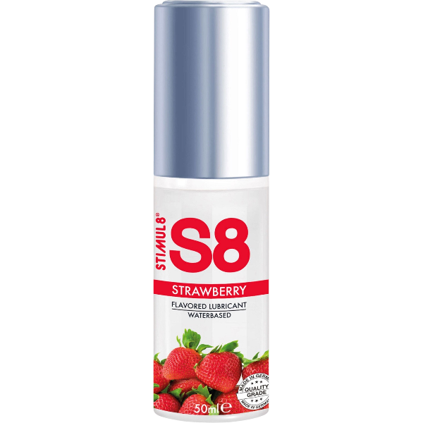 S8 Flavored Glijmiddel Aardbei 50ml Waterbasis – kusbaar Smaak