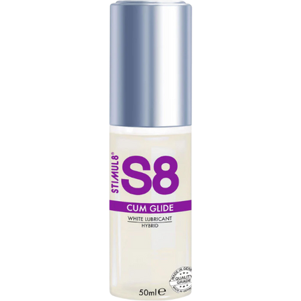 S8 Hybrid Cum Glide Hybride Glijmiddel 50ml – Realistische Textuur