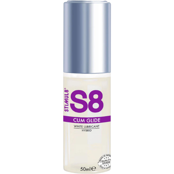 S8 Hybrid Cum Glide Hybride Glijmiddel 50ml – Realistische Textuur