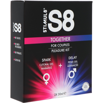 S8 Together Couple Kit Glijmiddel Set – Starterset voor Koppels