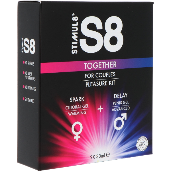 S8 Together Couple Kit Glijmiddel Set – Starterset voor Koppels