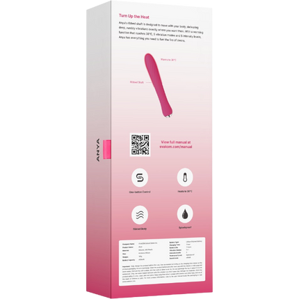 Svakom Anya Classic Vibrator Pruimrood – Veelzijdig Siliconen Vibrator